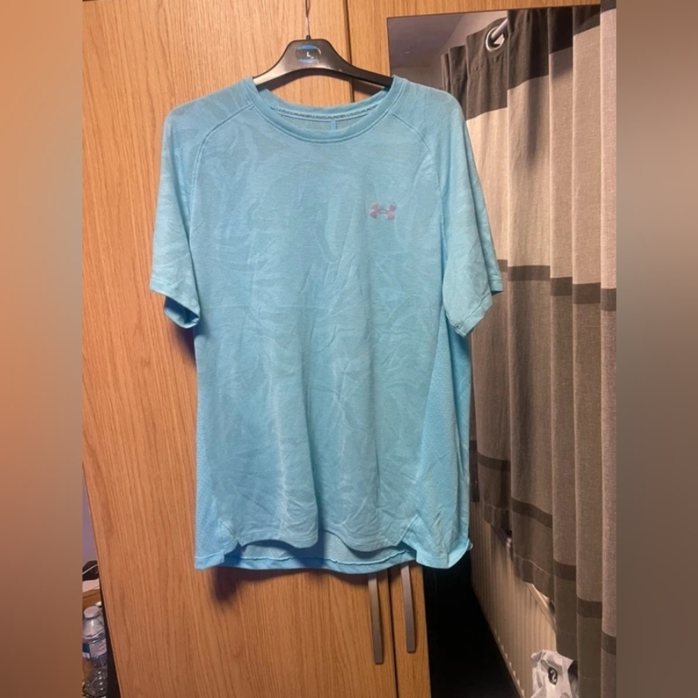 LG Men's Light Blue Short Sleeve Tee